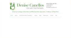 Desktop Screenshot of denisecanellos.com
